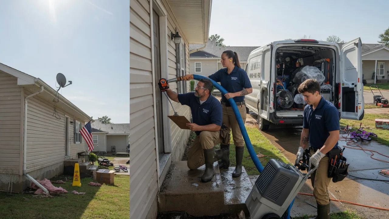Ceiling Water Damage Restoration in Schlater, MS near me